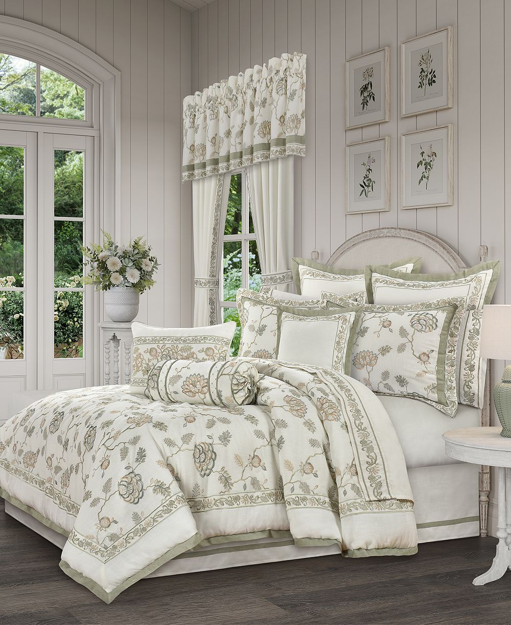 J Queen New York набор из 4 одеял Fairview, King