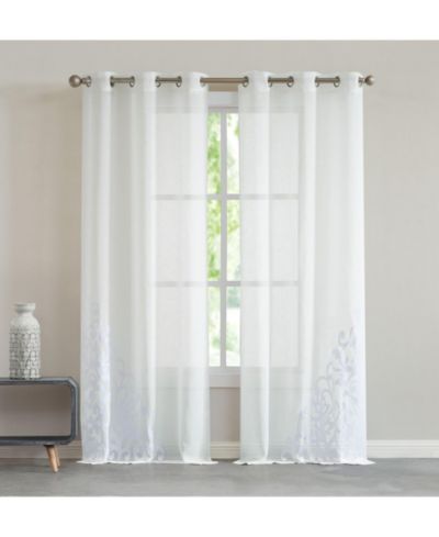 Комплект штор Natalie Linen Textured 76" W x 84" L