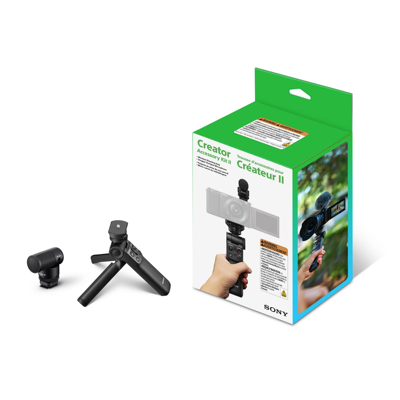 Комплект аксессуаров Sony Creator Accessory Kit II Wireless Shooting Grip Vlogger Shotgun Mic