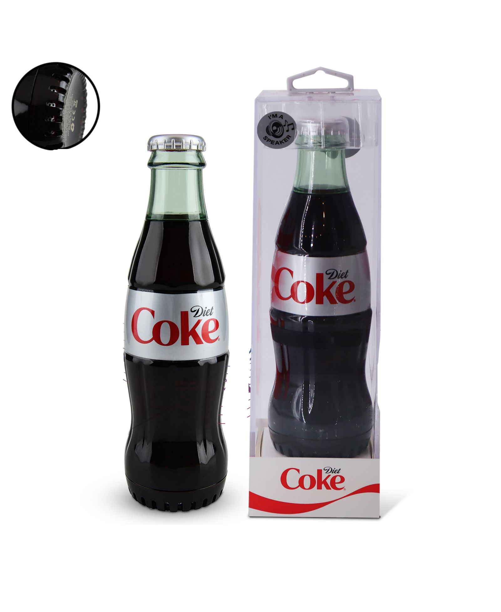Coca-Cola Bluetooth-колонка в форме бутылки с акриловым корпусом
