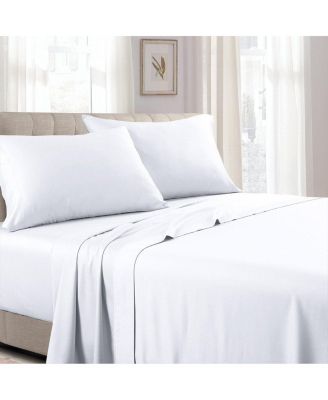Soft Cotton Sateen Sheet Set - Extra Deep Fitted (22 inches), King