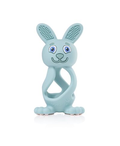Прорезыватель для малышей Brush-Baby Bobbie Bunny, цвет Eucalyptus Green