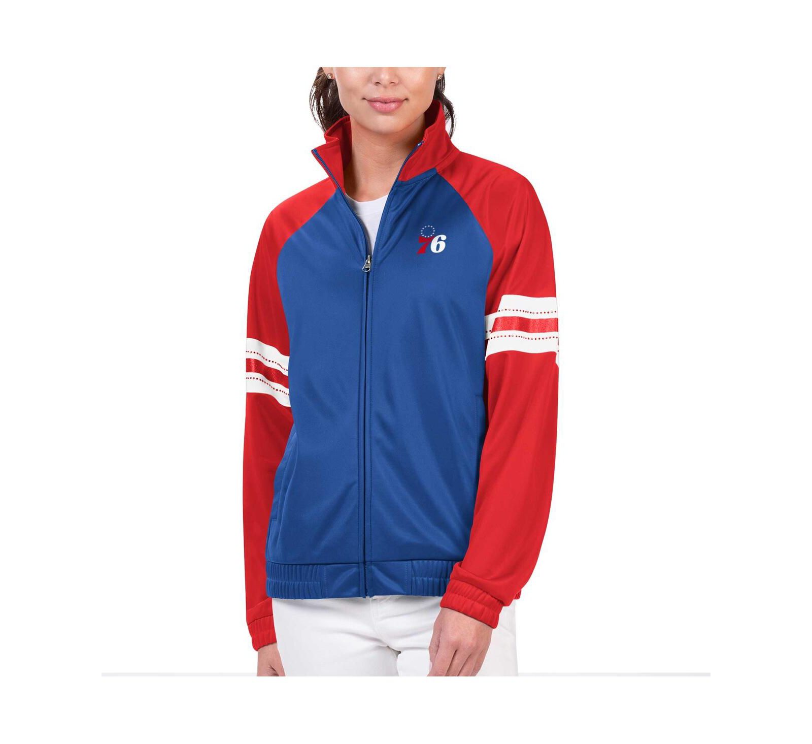 Женская ветровка G-III 4Her by Carl Banks Philadelphia 76ers Full-Zip