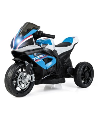 Gymax 12V Licensed BMW Kids Ride on Motorcycle with LED Headlights, 66 lb. Capacity, Ages 3-10