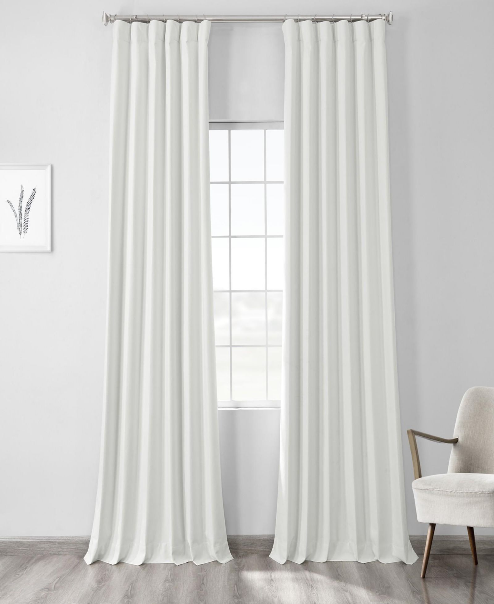 Шторы блэкаут Half Price Drapes Thermal Cross Linen Weave Blackout