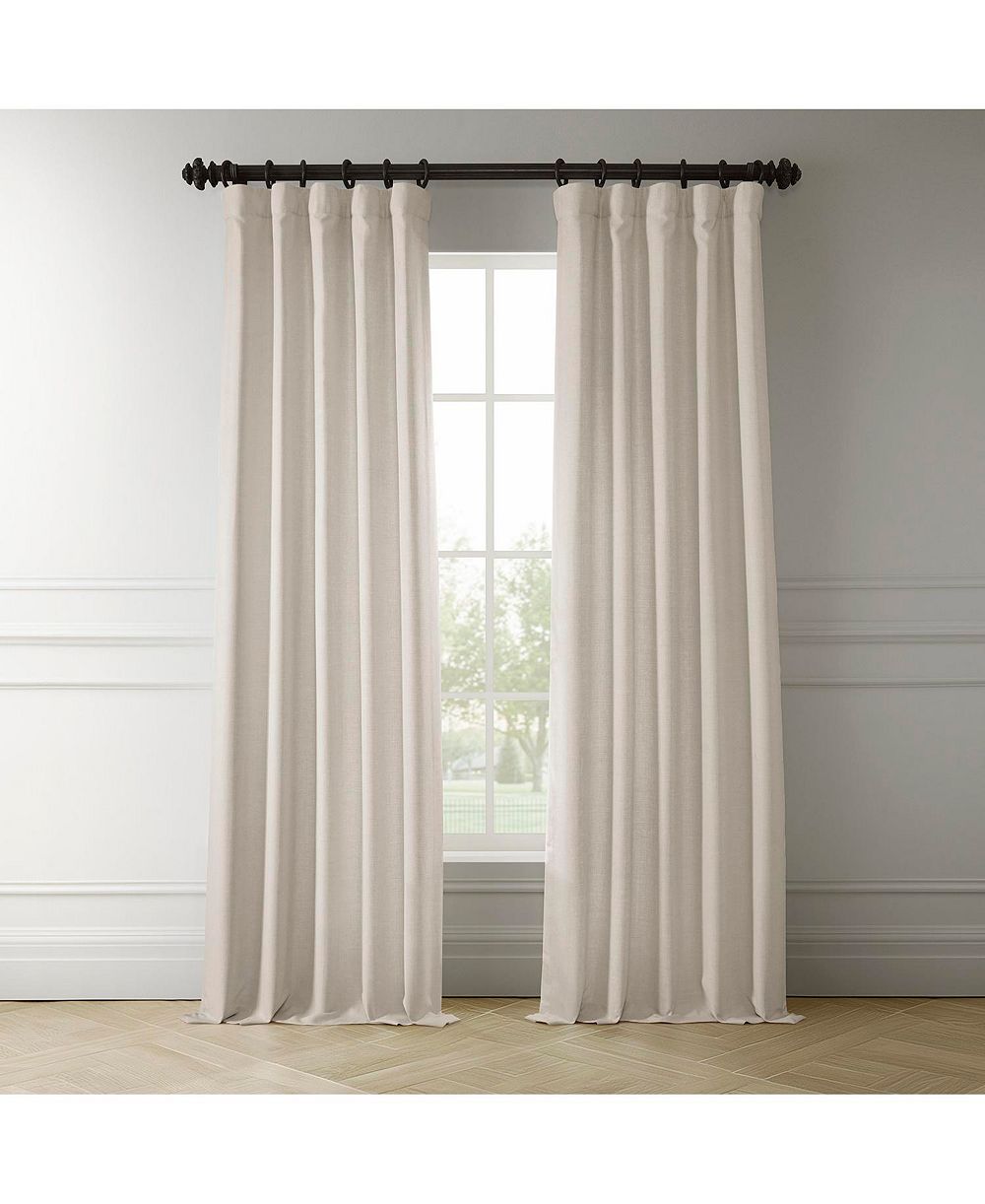 Шторы Half Price Drapes из искусственного льна с эффектом затемнения