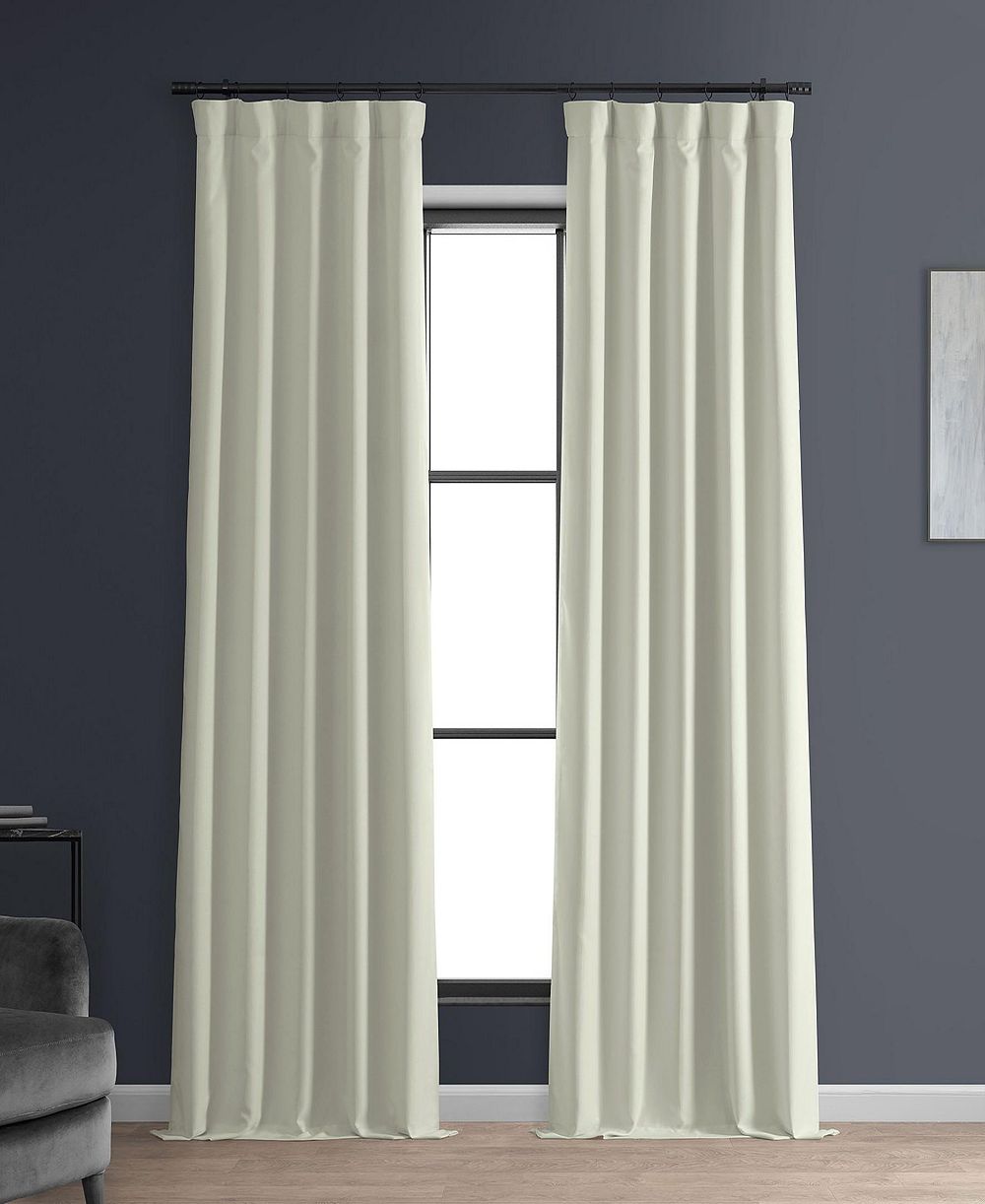 Шторы Half Price Drapes из искусственного льна, блэкаут