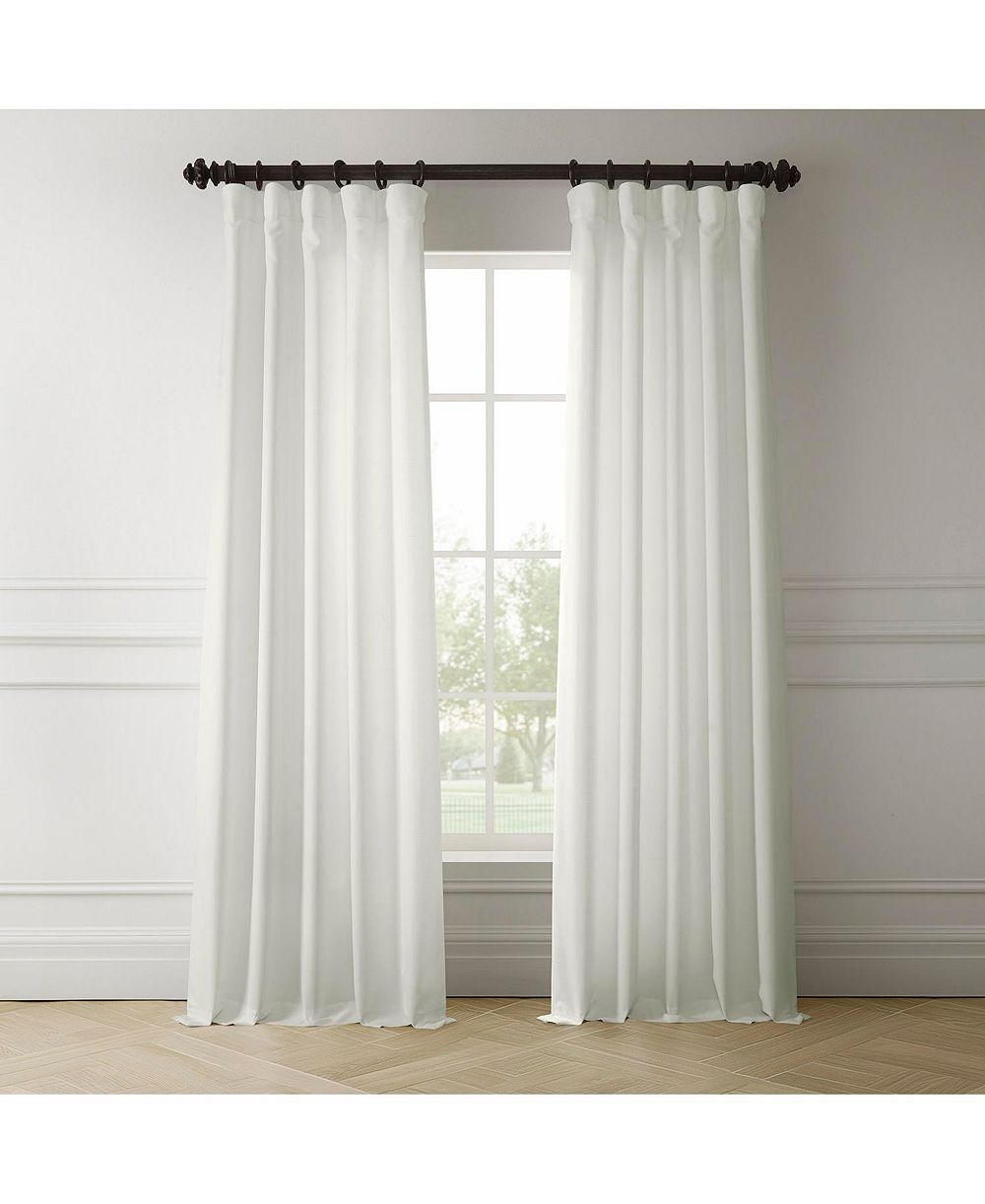 Шторы Half Price Drapes из итальянского искусственного льна, светонепроницаемые