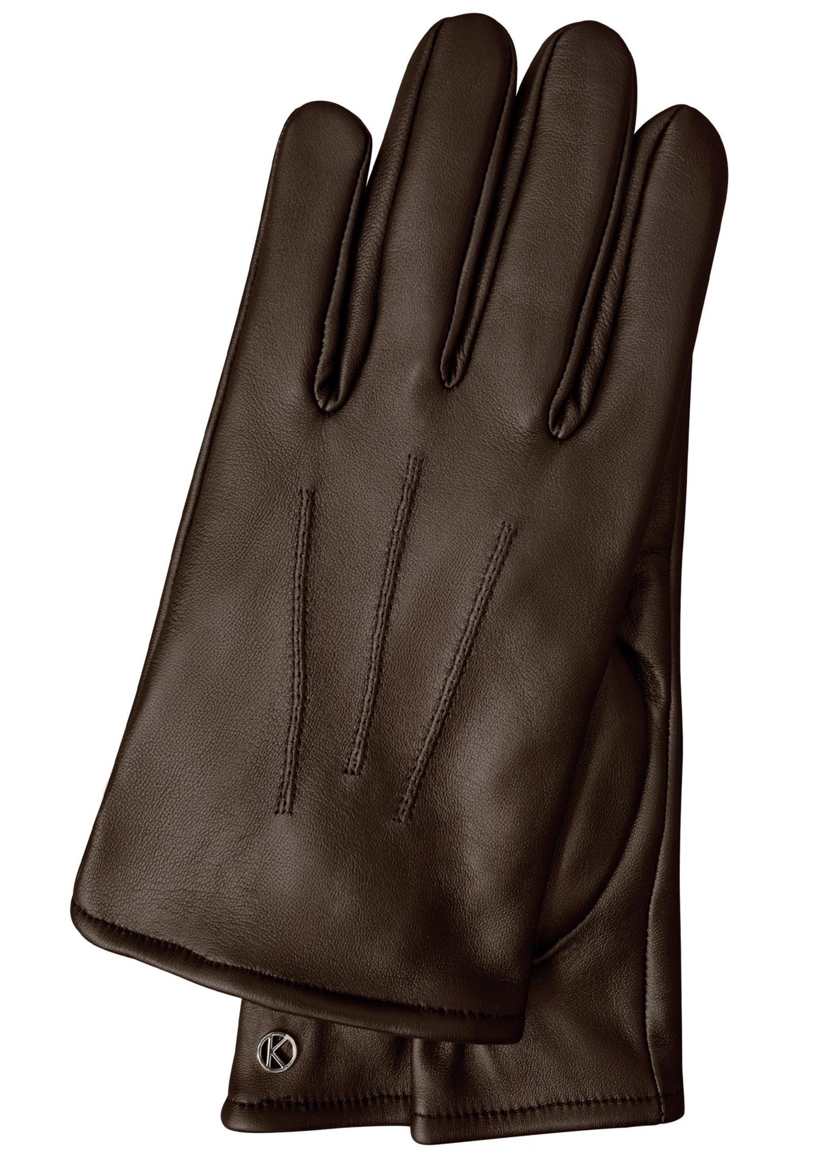KESSLER Men's Men`s Premium Lamb Leather Touchscreen Gloves Style Liam