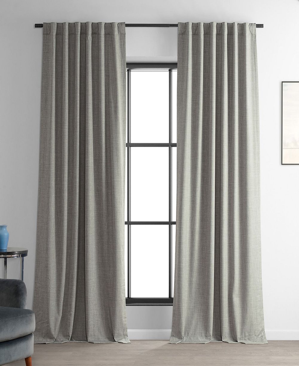 Half Price Drapes шторы из льна Performance Linen Blackout для отелей