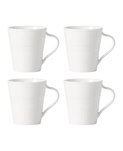 Lenox Tin Can Alley 7 Degree Mugs, Set of 4