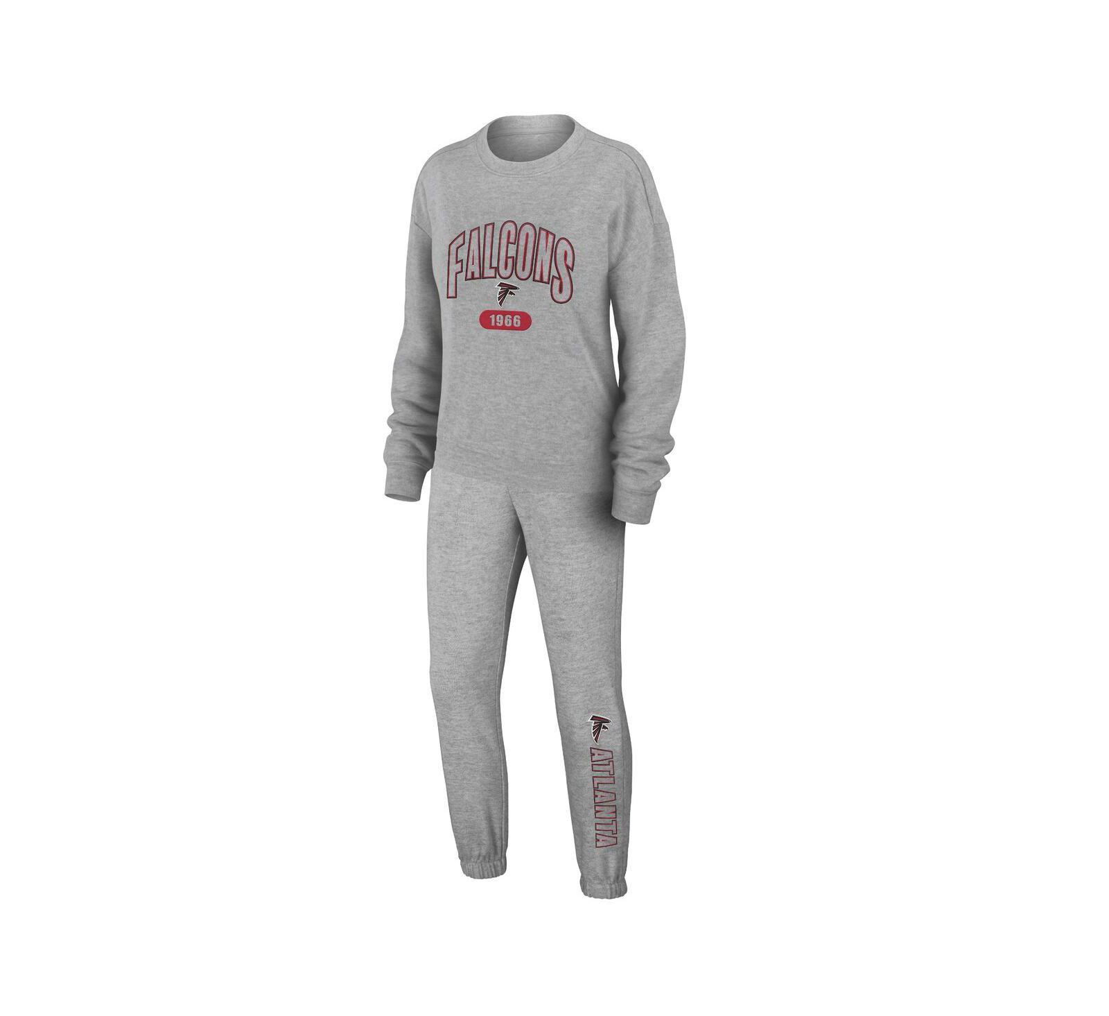 WEAR by Erin Andrews Женский комплект из футболки и брюк Atlanta Falcons Knit Long Sleeve Tri-Blend