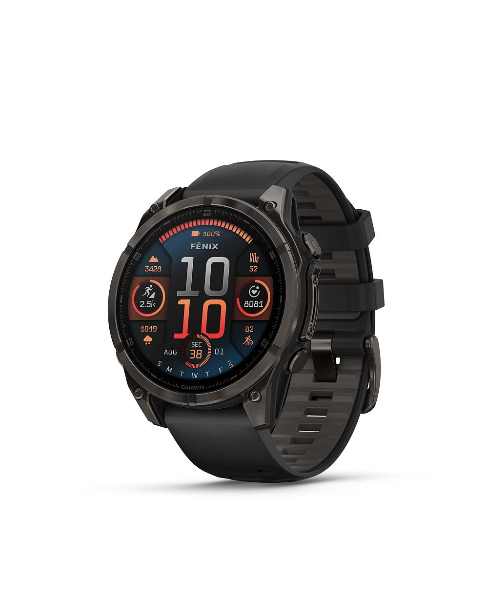 Смарт-часы Garmin fenix 8 47mm, AMOLED, Ultimate Outdoor GPS, Saphire