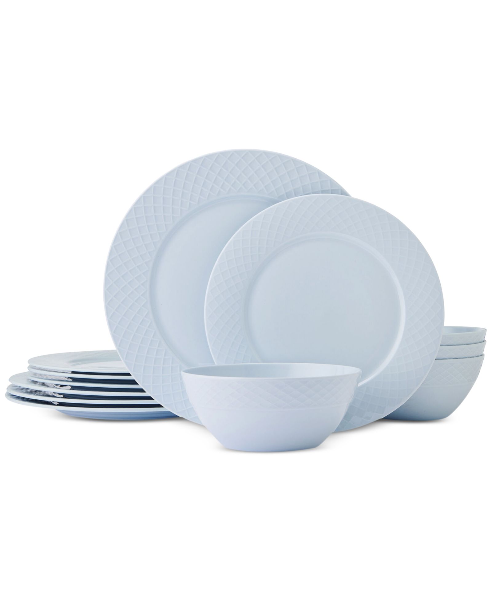 Mikasa набор столовой Trellis Misty Blue, 12 предметов