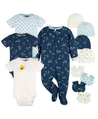 Набор вещей для новорожденных Gerber Baby Girls Essentials 12-Piece Layette Bundle, Acorns