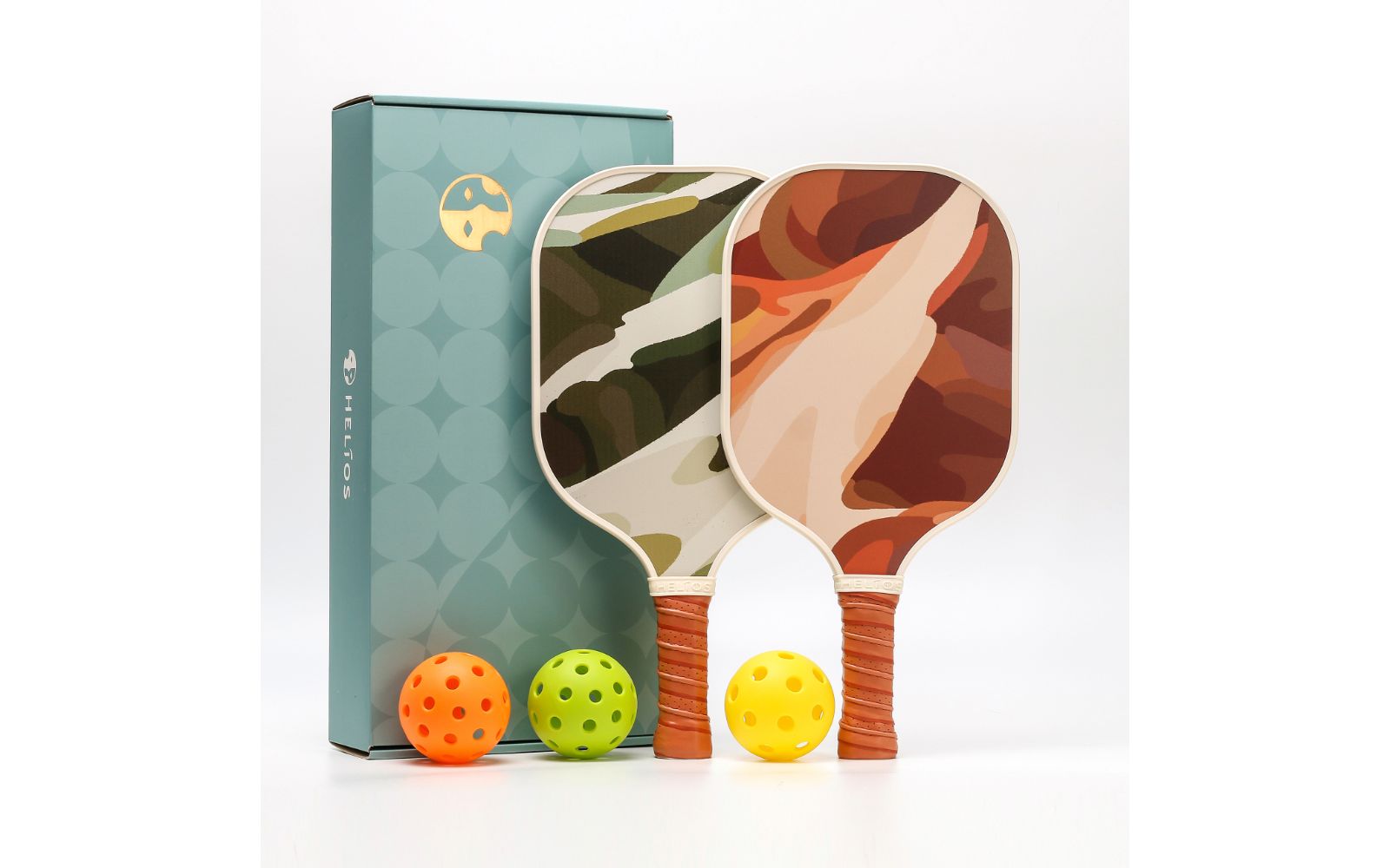 Набор ракеток для пиклбола HELIOS GAIA Nature Pickleball Paddle Set