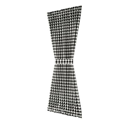 Портьера Kate Aurora Plaid Country Farmhouse French Door с подхватом
