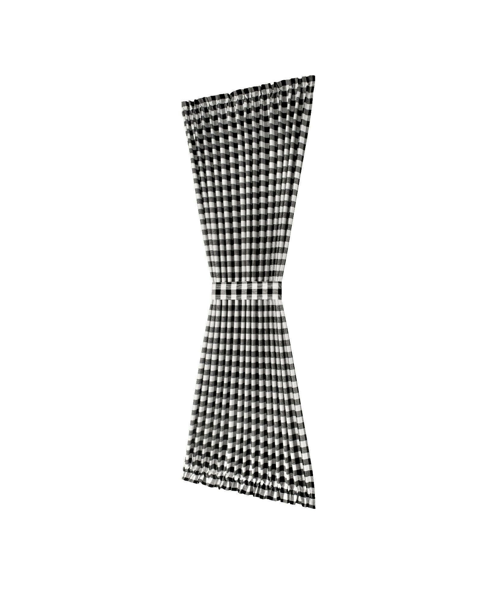 Панель для штор Kate Aurora Plaid Country Farmhouse с подхватом