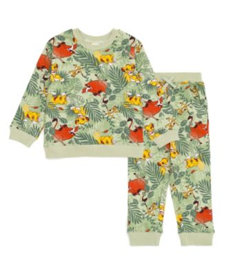 Lion King Toddler Boys Boy's(2T-5T) Pixar Toy Story Woody Rex Buzz Lightyear Slinky Dog Sweatshirt and Jogger Pants Set to