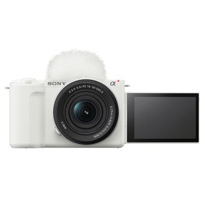 Sony Alpha ZVE10 II APS-C беззеркальный фотоаппарат для создателей контента и комплект объектив 16-50mm (White)