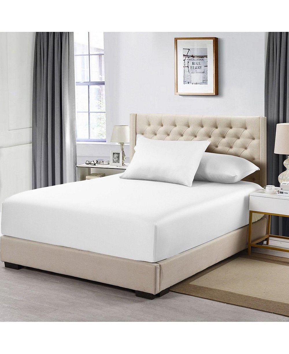 Простыня на резинке Egyptian Linens Percale Extra Deep 22 Inches King