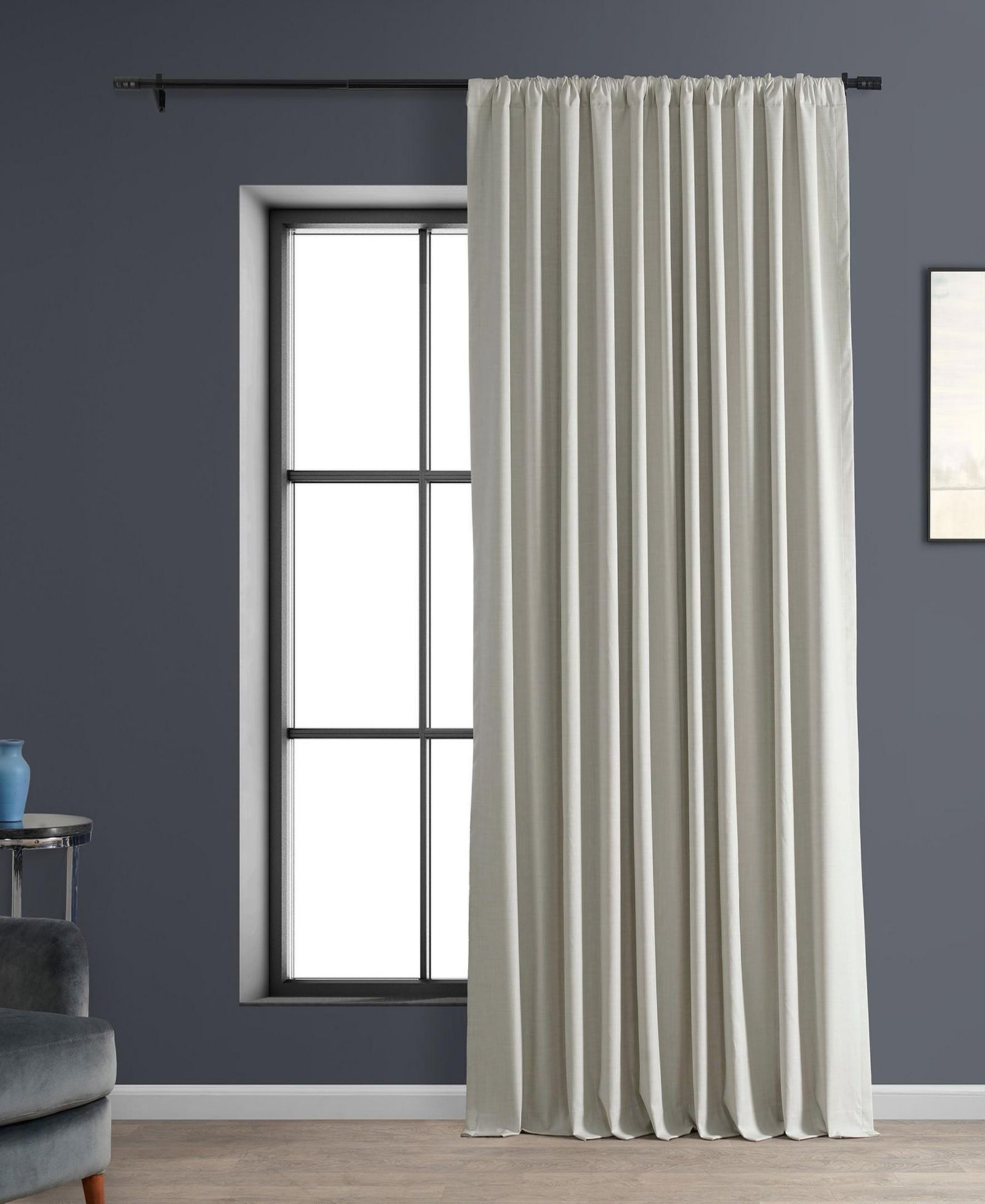 Шторы Half Price Drapes Warm White Extra Wide Performance Linen Blackout