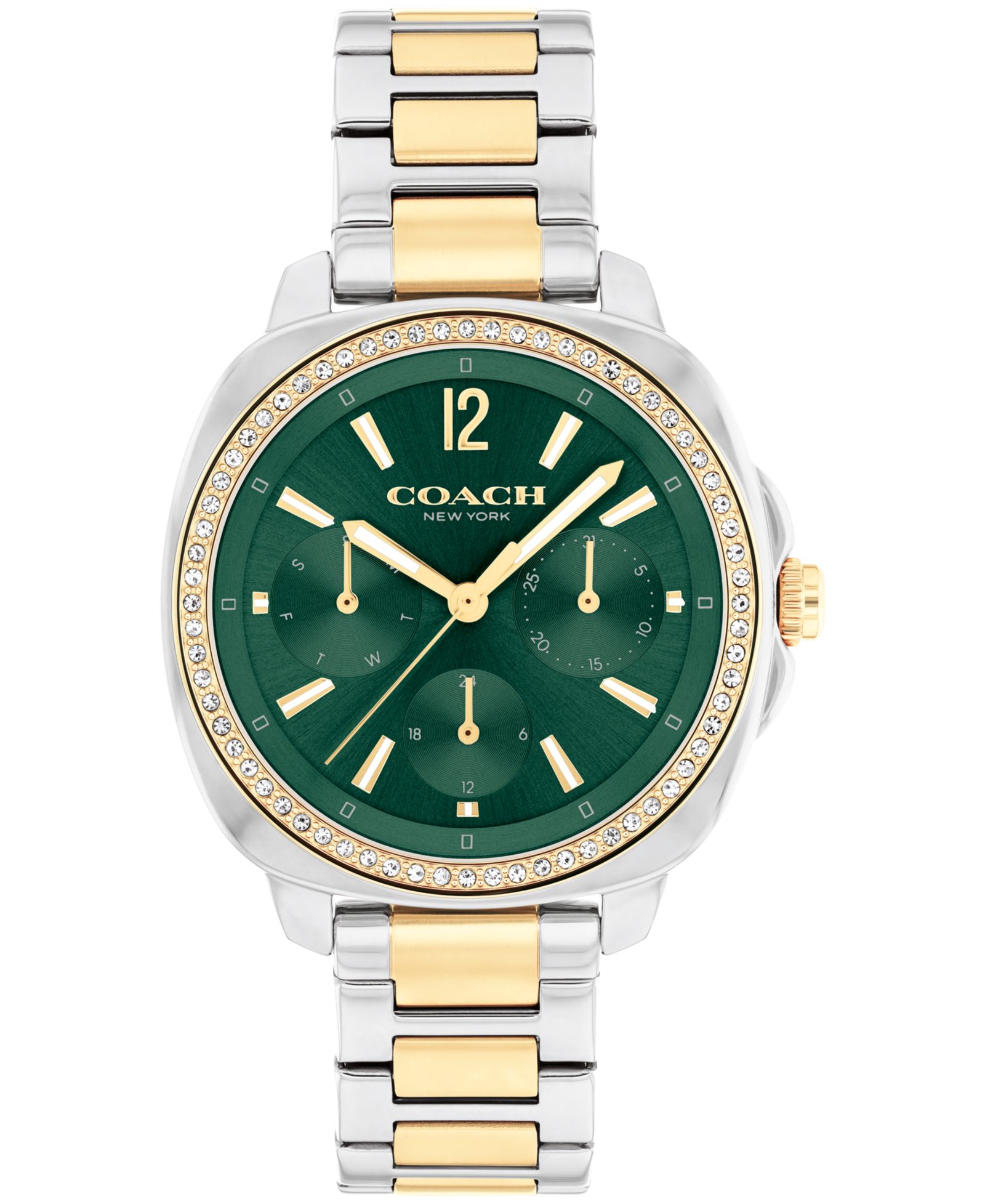 Женские часы COACH Kitt Two-Tone из нержавеющей стали 34mm
