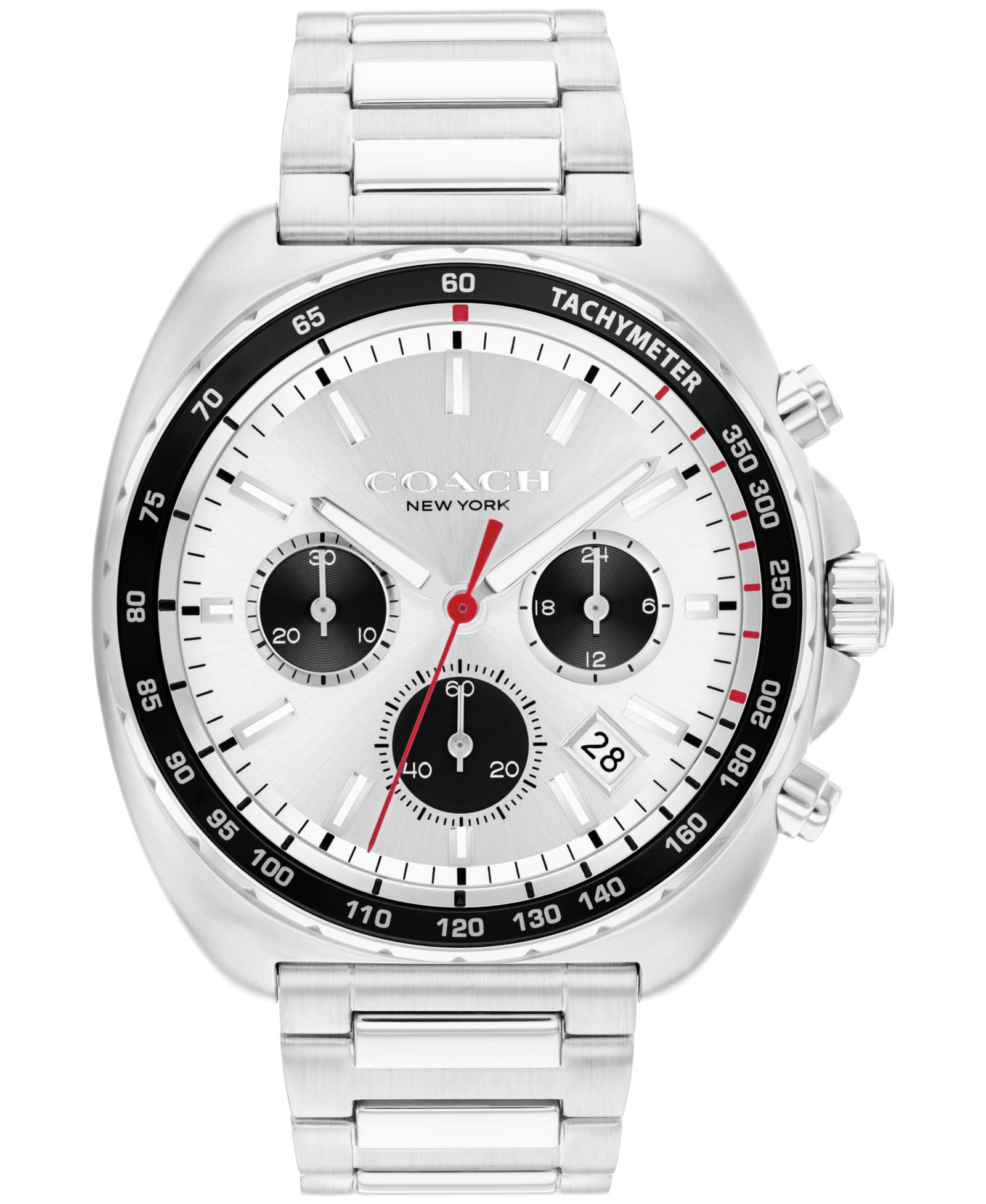 Мужские часы COACH Charter Silver Stainless Steel 44.5mm