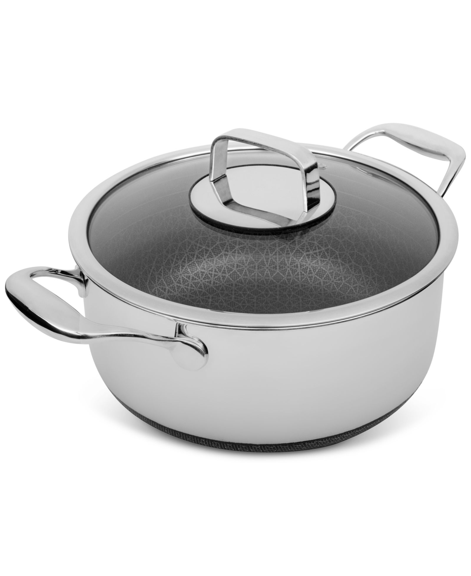 Сковорода и крышка Livwell DiamondClad 6-Qt. Hybrid Nonstick Stainless Steel