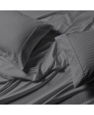 Extra Deep Pockets (22 inches) Stripe 650 Easy Care Sheet sets, Queen