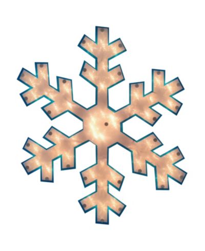 Декоративное рождественское украшение на окно Northlight Lighted Snowflake Silhouette