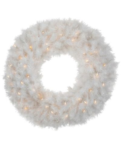 Искусственный рождественский венок Northlight из аляскинской сосны с LED подсветкой Warm White, 36 - Inch
