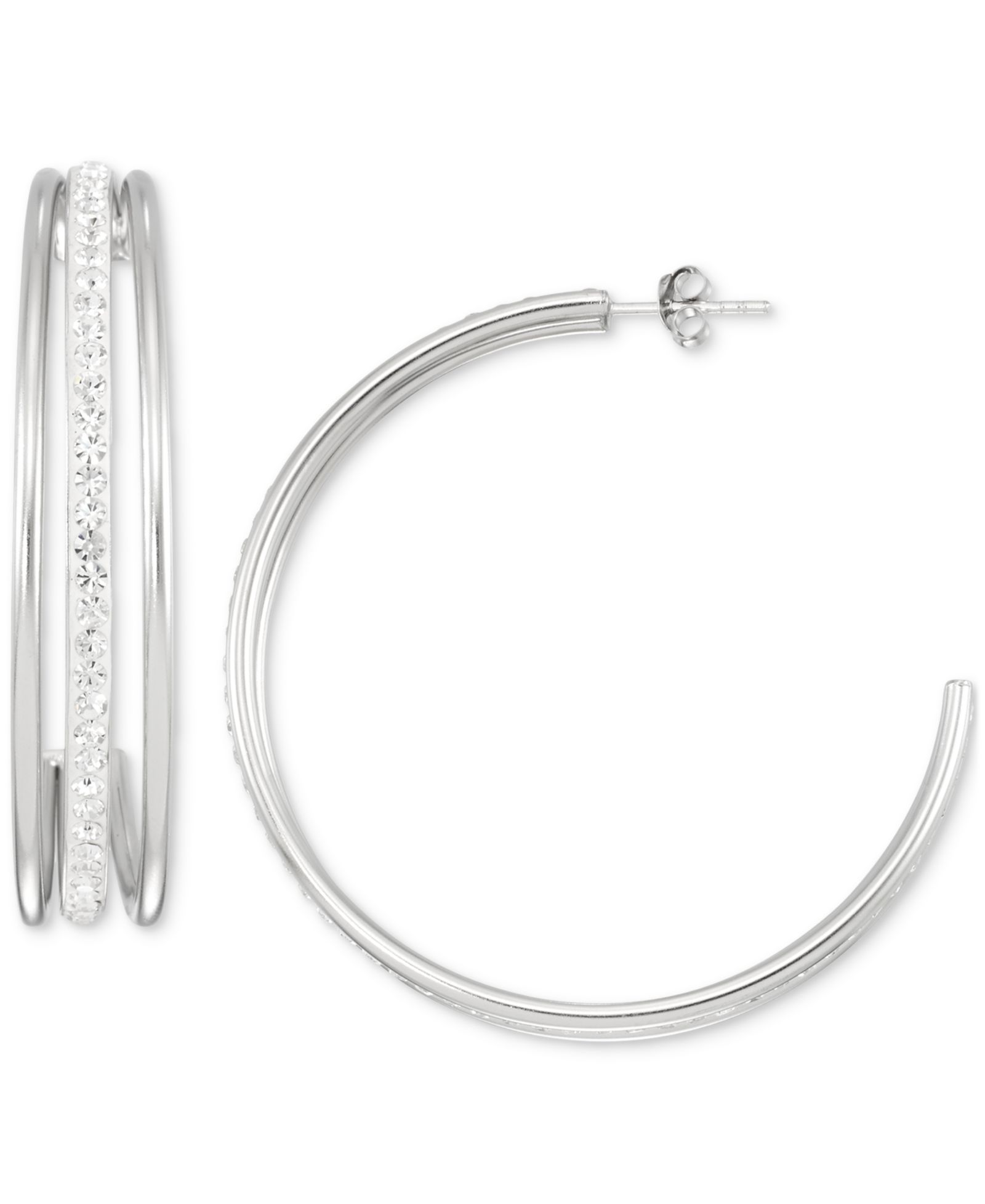 Simone I. Smith Серьги C-Shape из золота 18k Yellow Gold поверх Sterling Silver (48mm)
