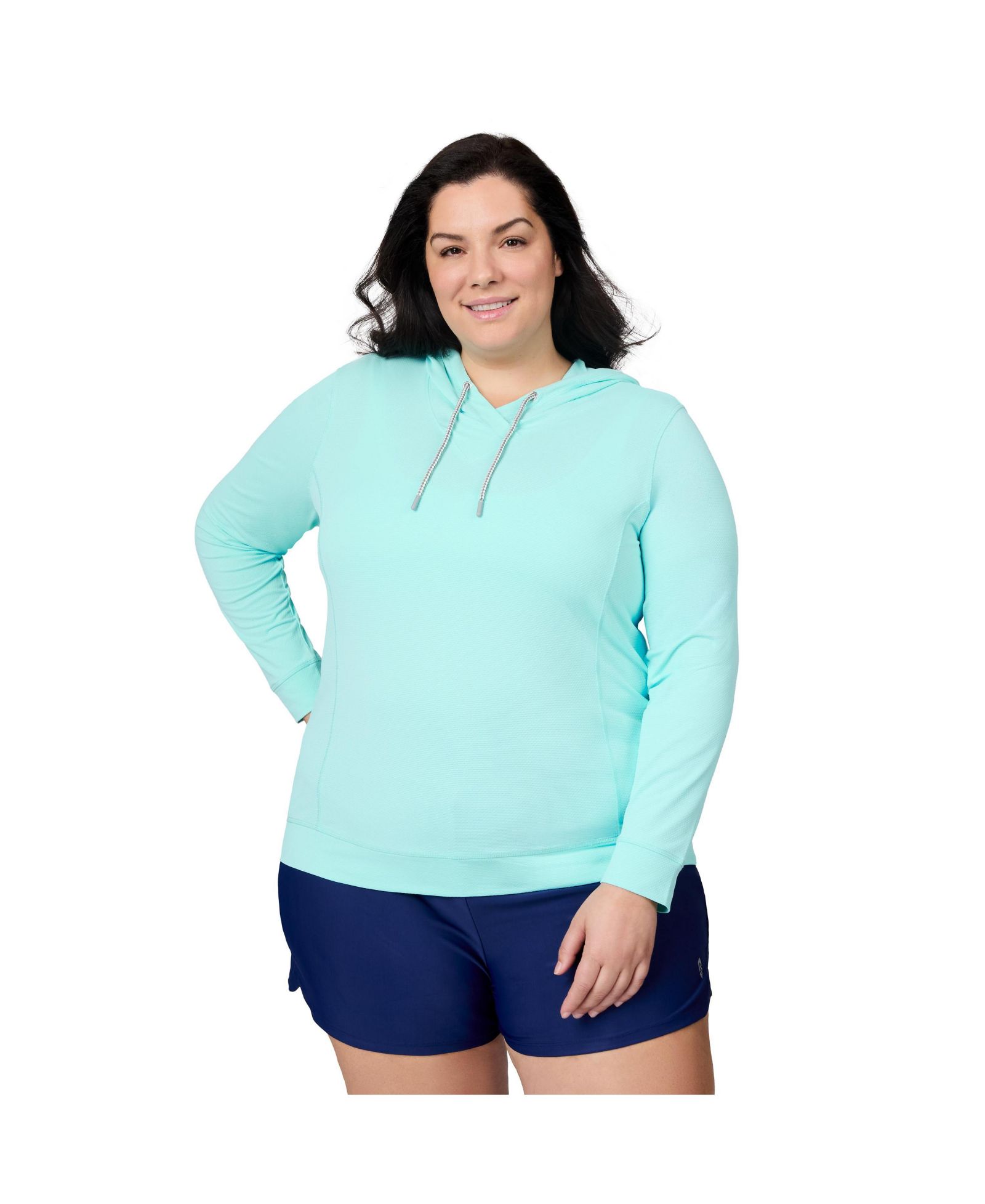 Free Country Plus Size SunFree UPF Hoodie