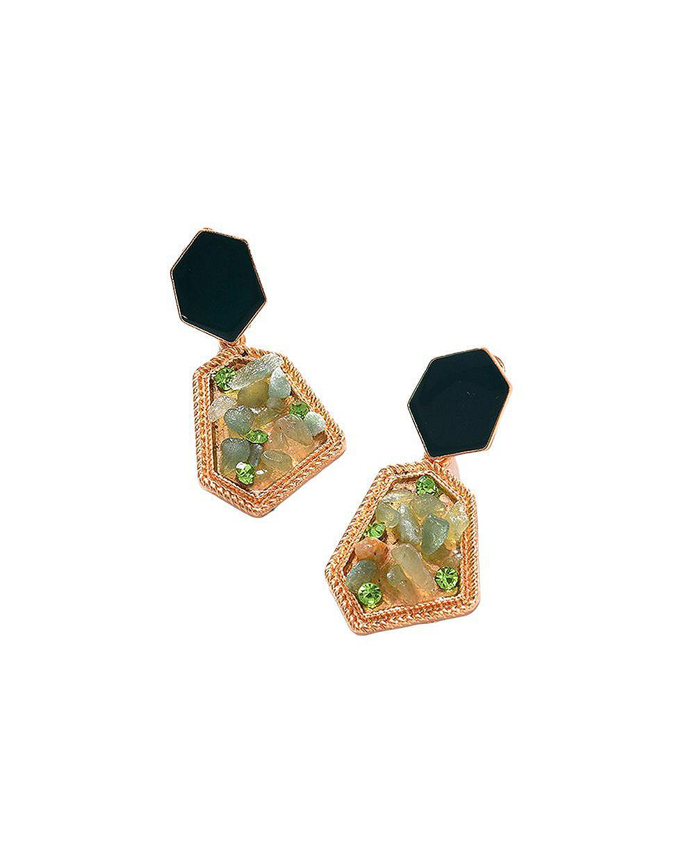 Серьги SOHI Women's Textured Drop