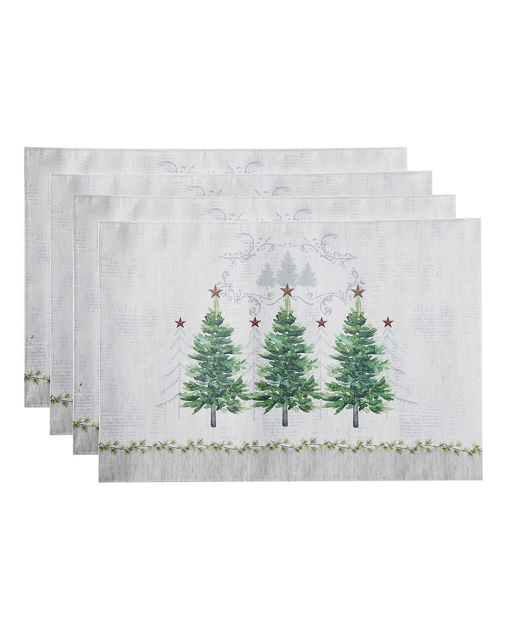 Avanti Набор из 4 шт. Polyester 18" x 18''