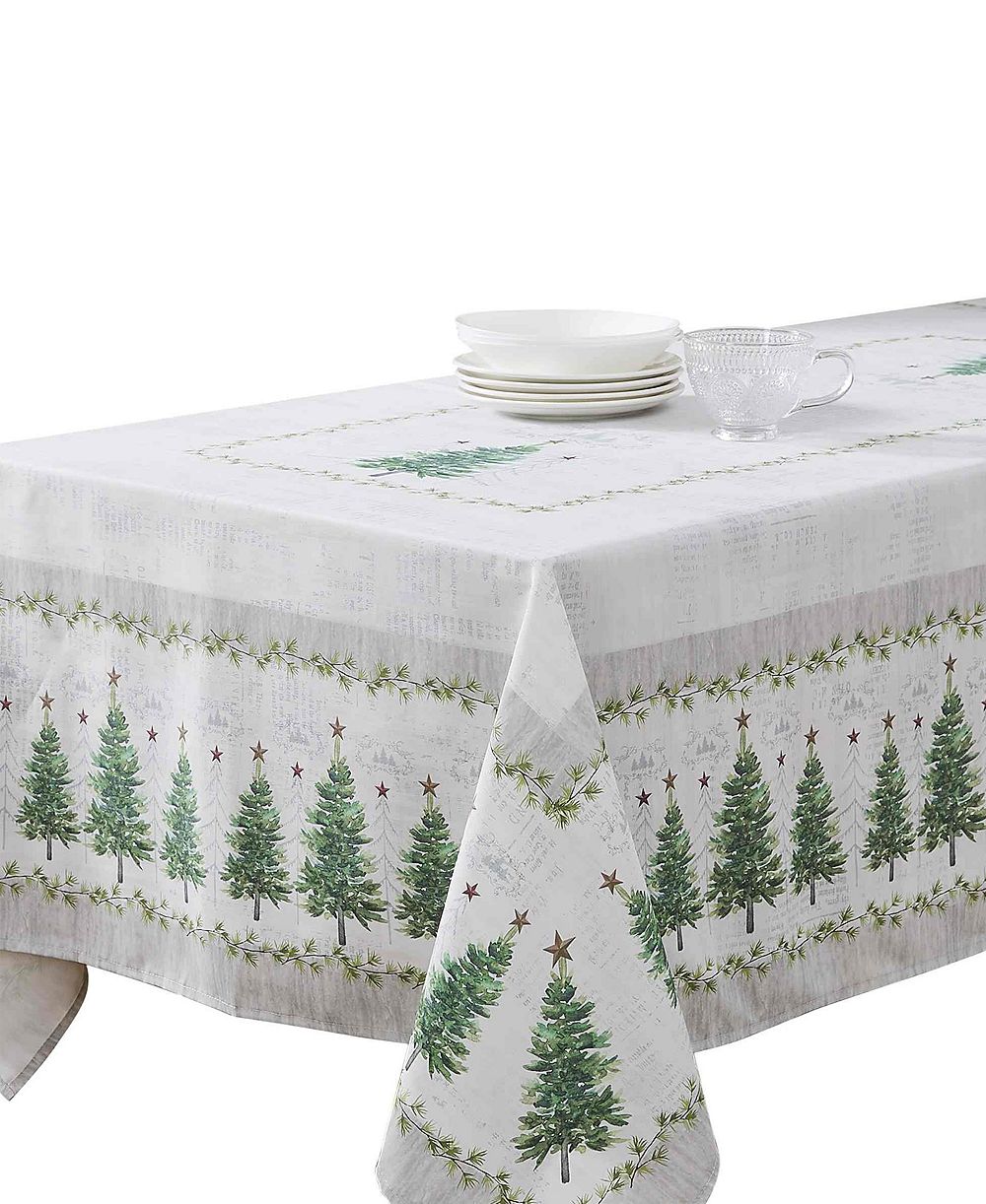 Скатерть Avanti Trees Polyester Oblong, 60" x 144"