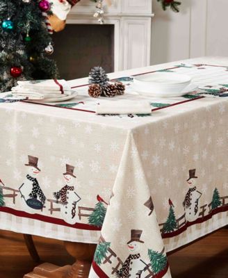 Полиэстеровая скатерть Avanti Country Snowman, 60" x 84"