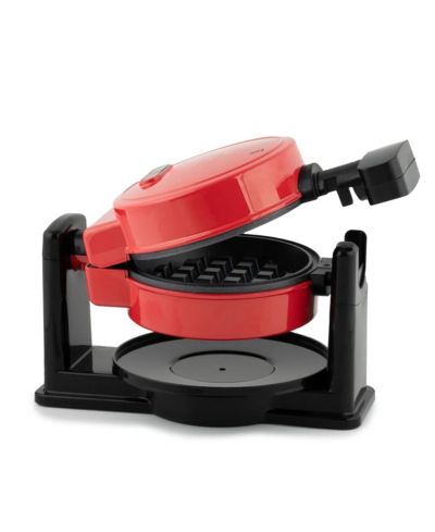 MegaChef круглый электрический вафельница Non-Stick 5 Inch в красном цвете