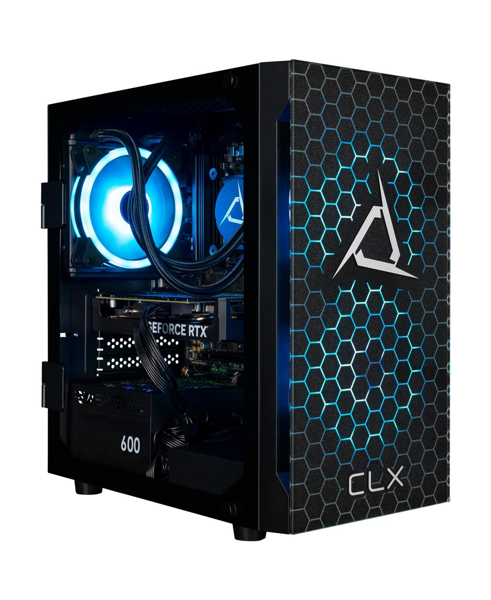 CLX SET игровой компьютер Liquid Cooled AMD Ryzen 5 9600X 3.9GHz 6-Core 32GB DDR5 GeForce RTX 4060 8GB GDDR6