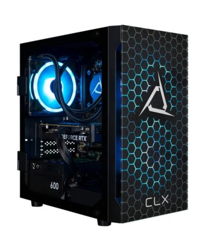 CLX SET игровой компьютер Liquid Cooled AMD Ryzen 5 9600X 3.9GHz 6-Core 32GB DDR5 GeForce RTX 4060 8GB GDDR6