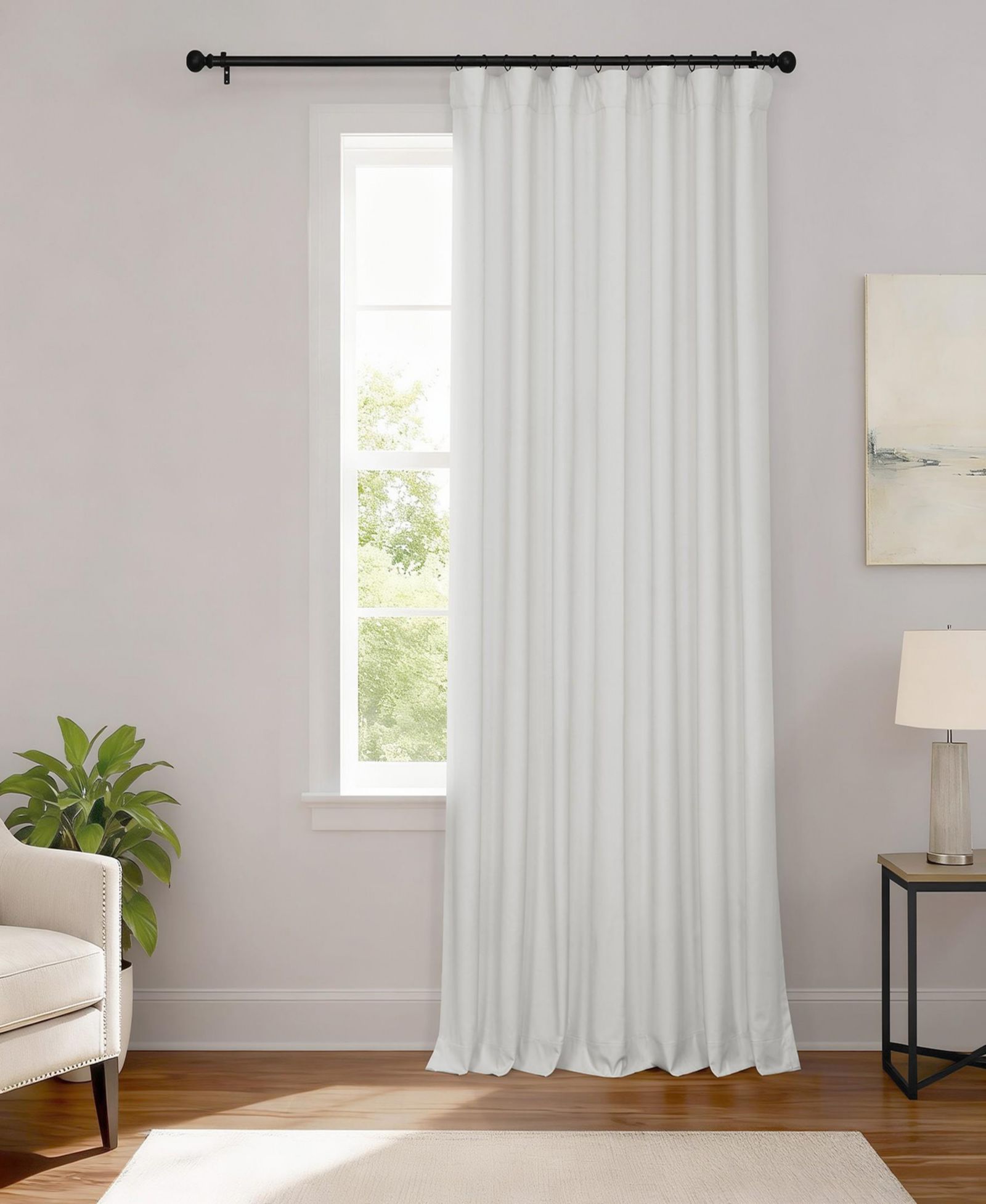 Шторы Half Price Drapes Extra Wide Performance Linen Hotel Blackout