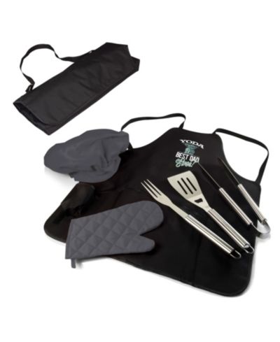 Набор для барбекю Oniva Star Wars Yoda 6-Pc. BBQ Apron Tote Pro Grill Set