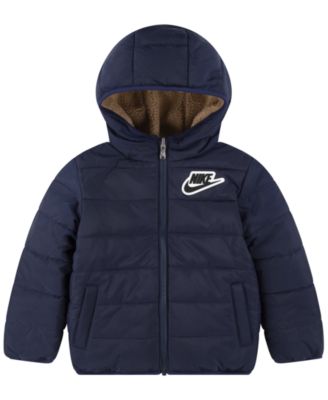 Nike Toddler Boys' 2T-4T Reversible Faux-Sherpa Jacket