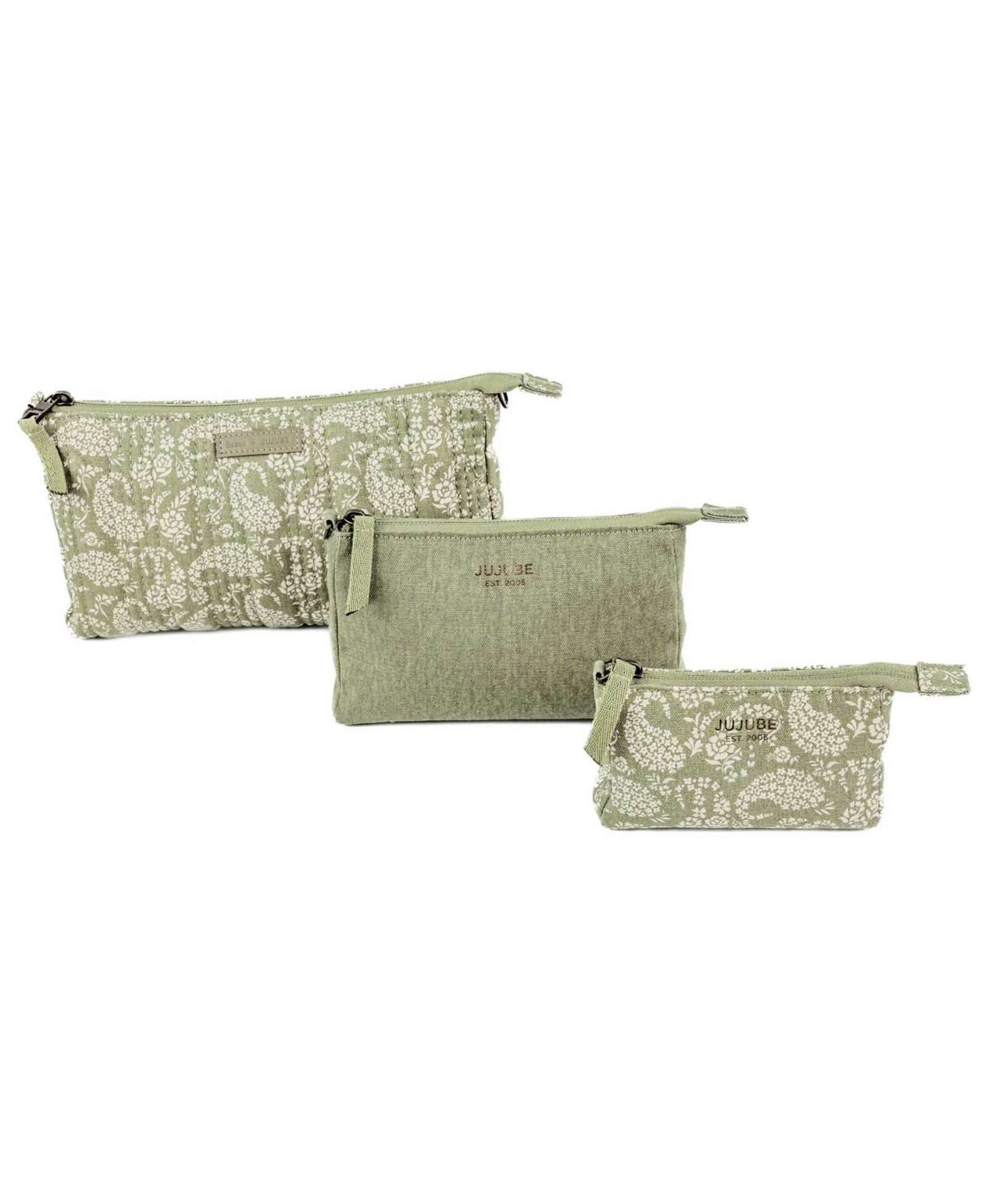 JuJuBe Набор из 3 мешочков Paisley Floral