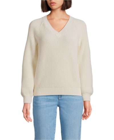 Lands' End Women's Drifter Balloon Sleeve Sweater