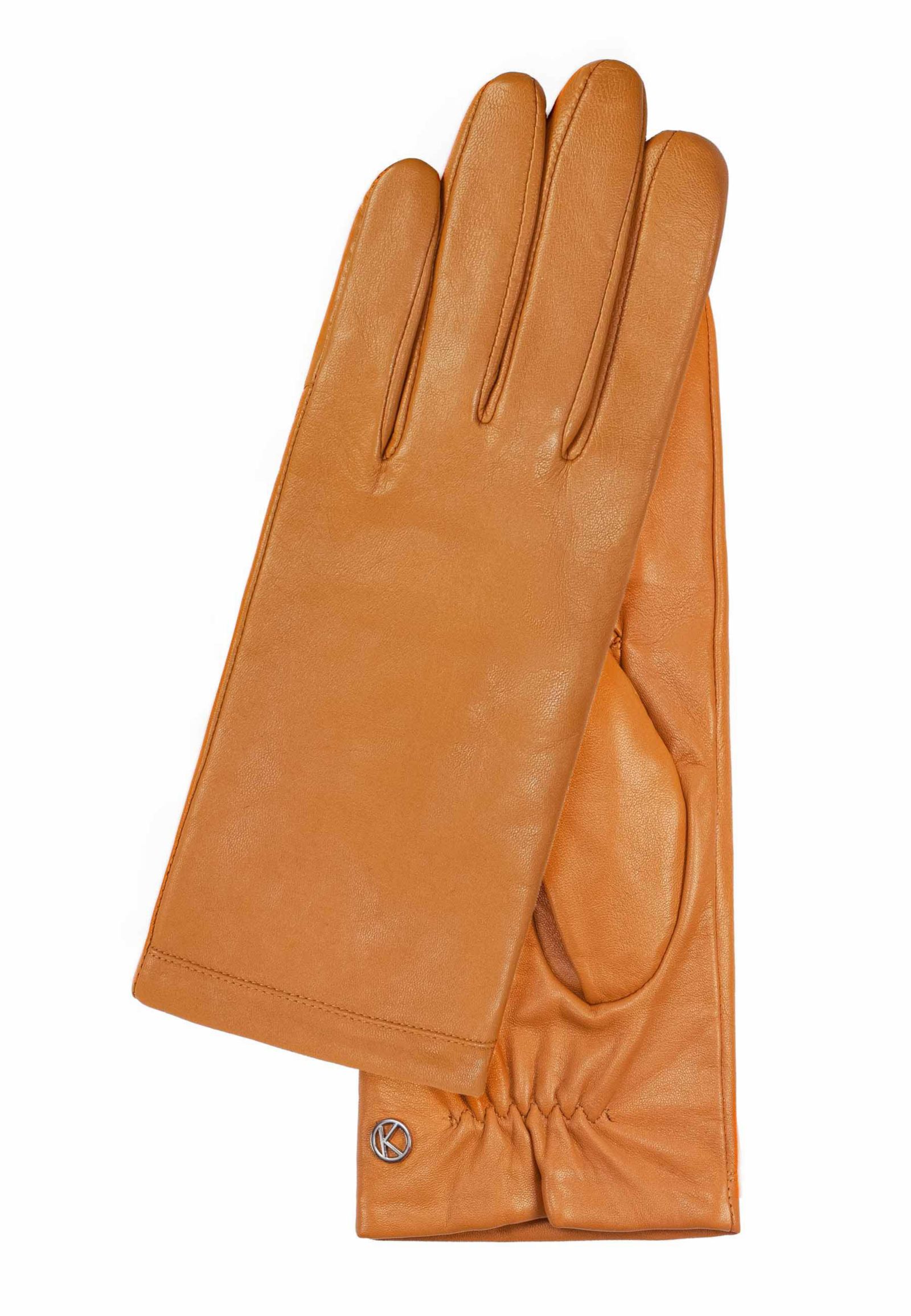 Women`s Premium Lamb Leather Touchscreen Gloves Style Chelsea
