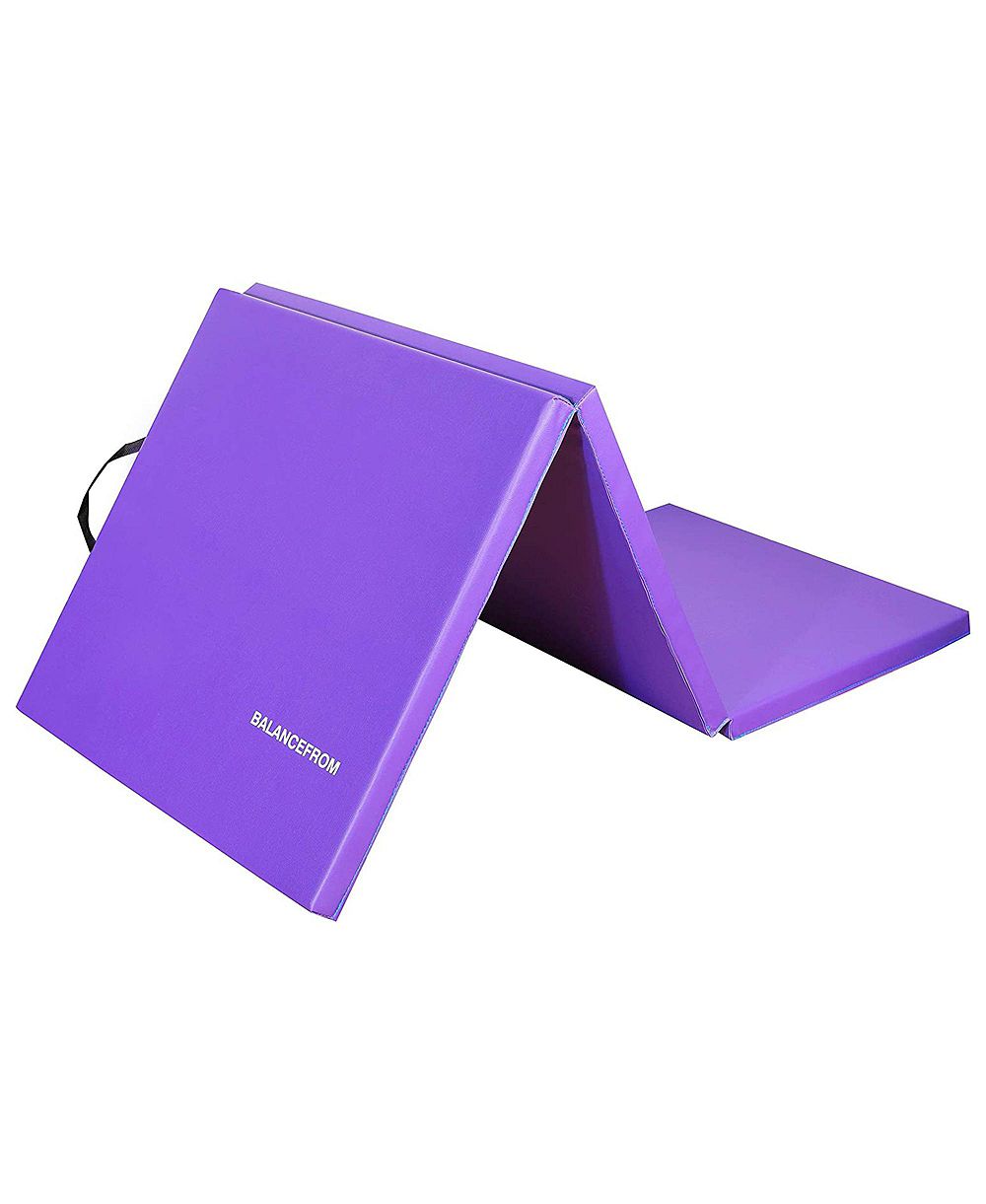 BalanceFrom Fitness GoGym 6'x2'x1.5" Folding 3 Panel Exercise Gym Mat