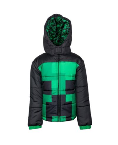 Зимняя куртка Minecraft Boys Zip Up Puffer Jacket
