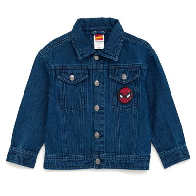 Avengers куртка из денима Marvel Spider-Man для мальчиков